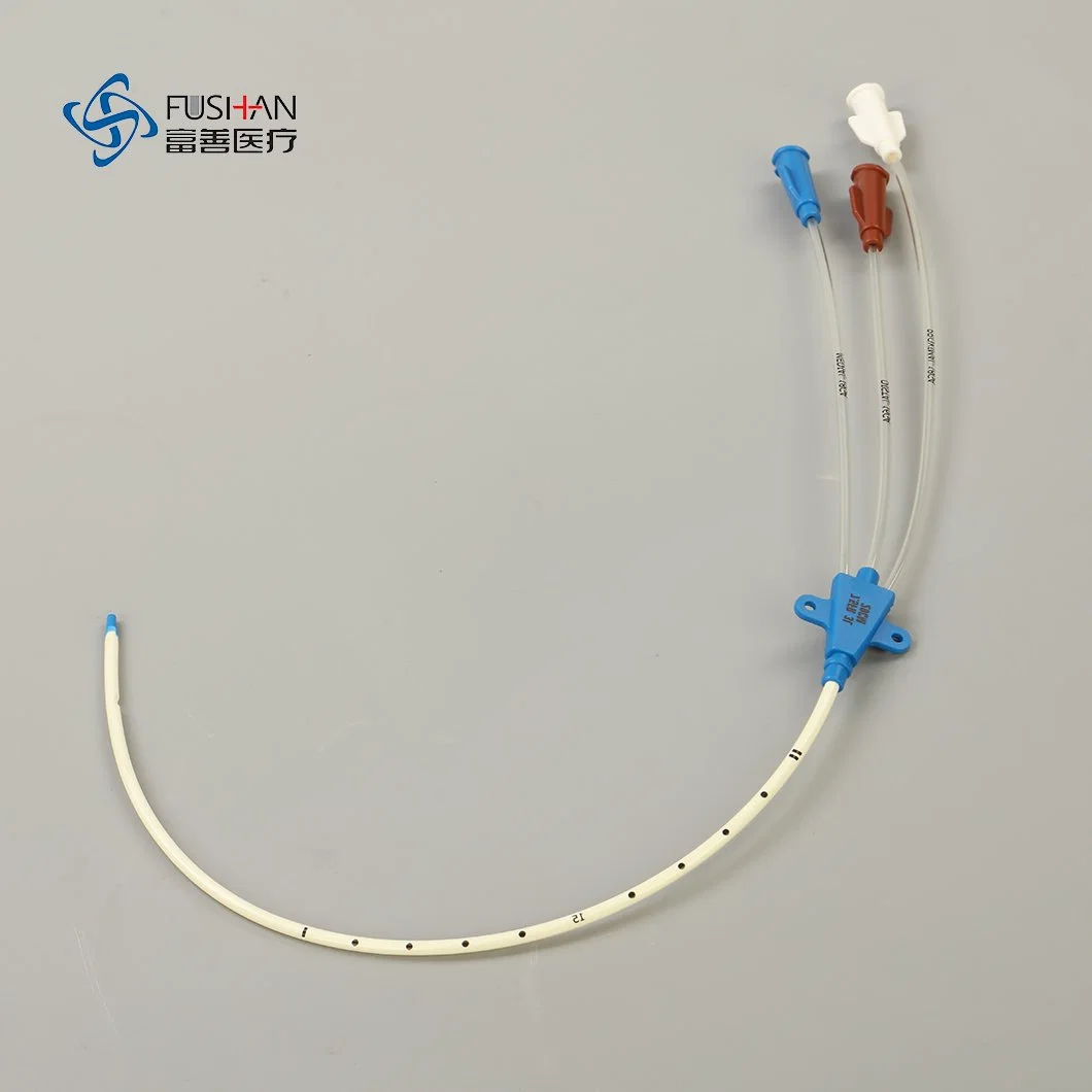 Factory TPU Material of Centrer Venous Catheter Kit CVC Sterile Peripherally Inserted Central Catheter Double/Triple Lumen Picc Line 7f*20cm